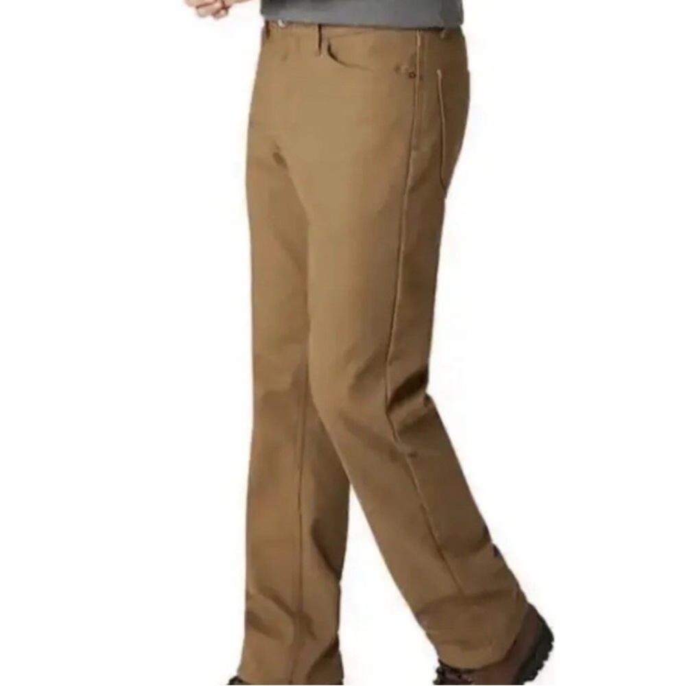 Weatherproof Men's Bonded Fleece-Lined Canvas Pants 32 x 32